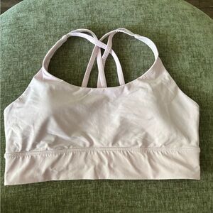 Lululemon Energy Longline Bra in Meadowsweet Pink size 12 NWOT